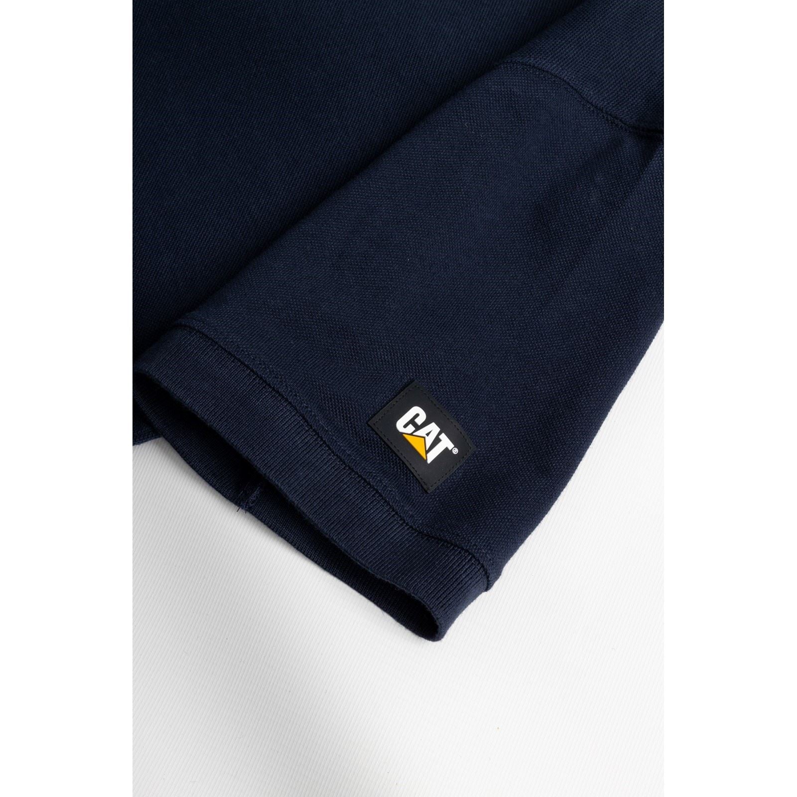 Caterpillar Essentials Baumwoll Polohemd Für Männer In Blau