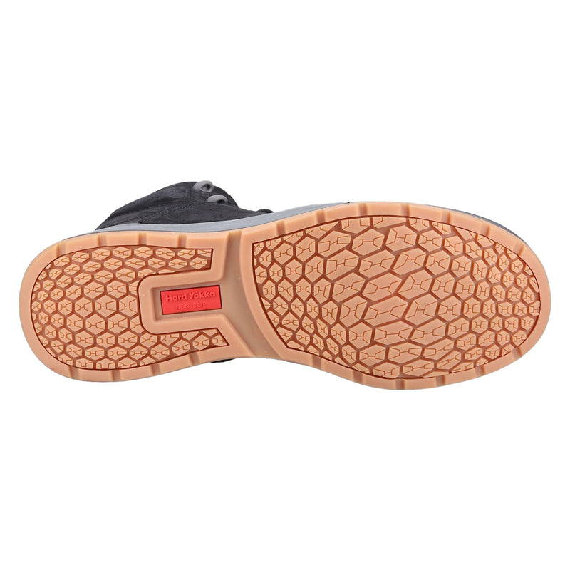 Hard Yakka Dreitausendsechsundfünfzig Schnürsenkel Reißverschluss Leder Schwarz Sicherheitsschuhe