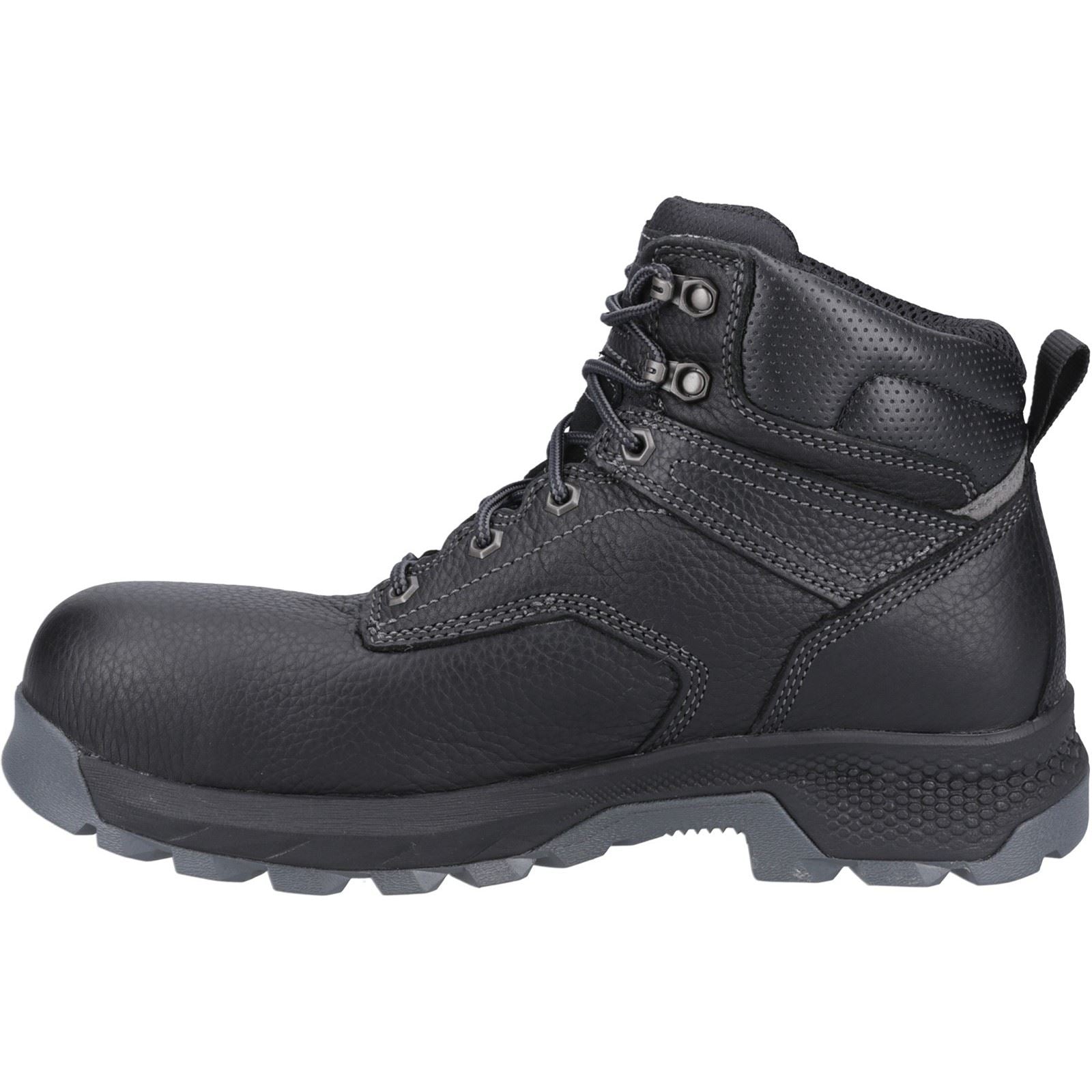 Timberland Pro Titan Sechszoll Leder Schwarze Sicherheitsschuhe