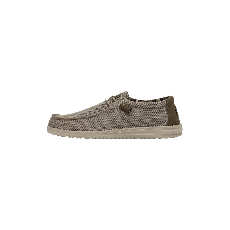 HEYDUDE Wally Sox Herren Bootsschuhe Aus Kunst-Wildleder In Beige