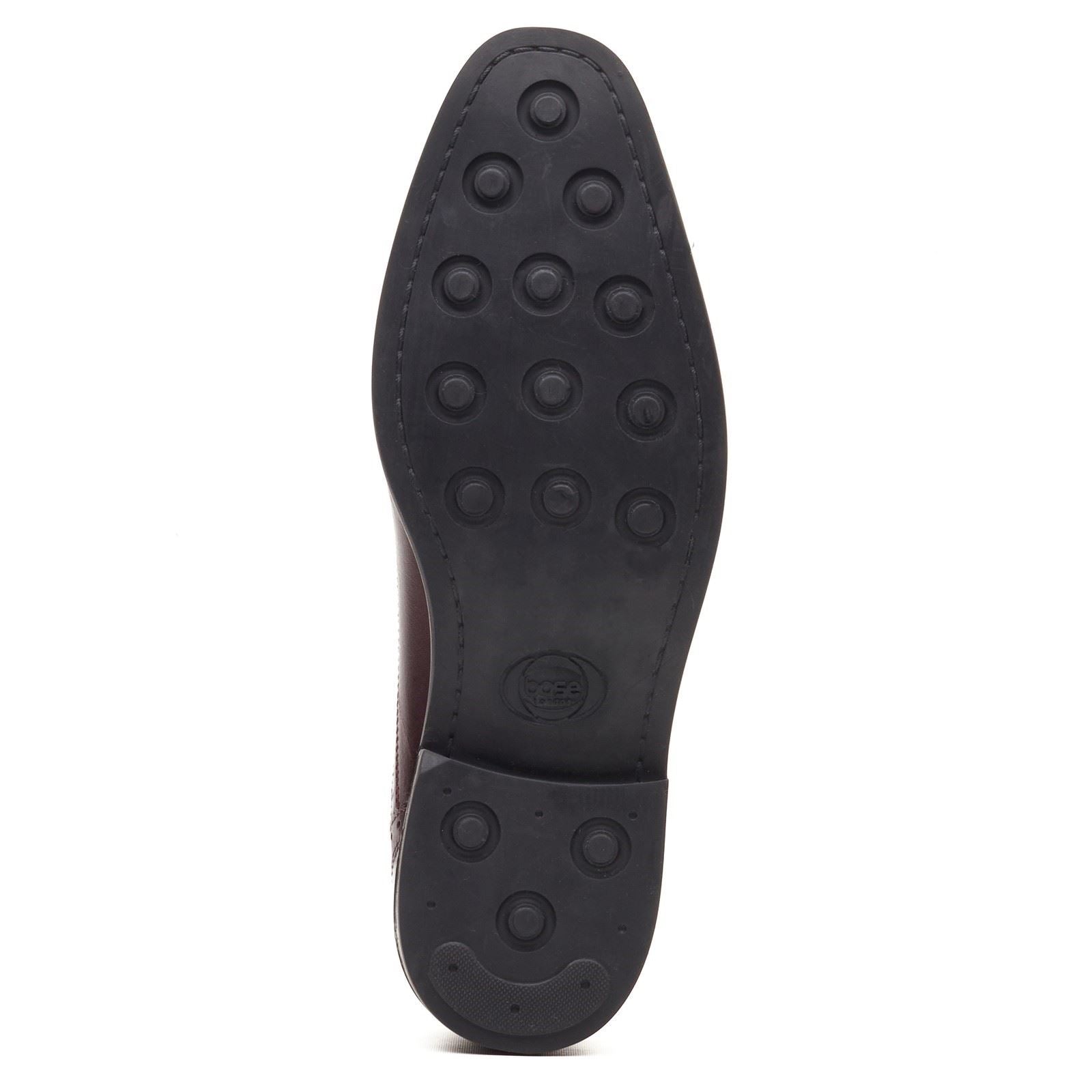 Base London Ascot Oxford Leder Herren Bordo Oxford Schuhe