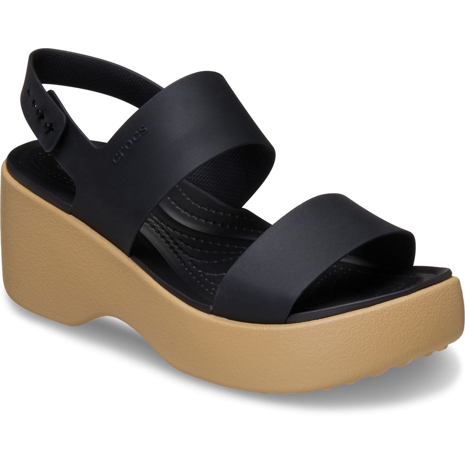 Crocs Brooklyn Sky Eva Damen Sandalen Schwarz/Cashew