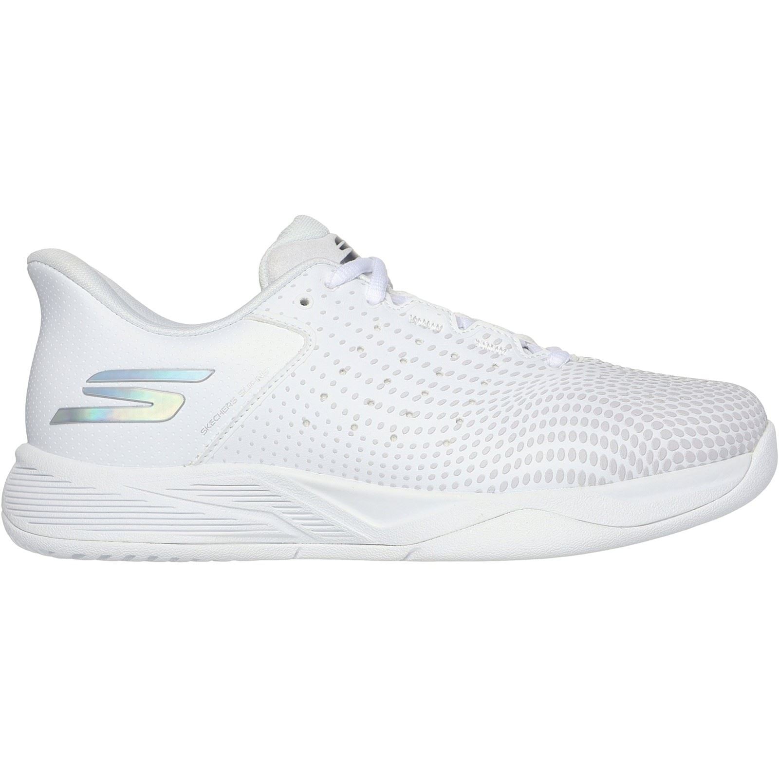 Skechers Performance Slip-ins Relaxed Fit Viper Court Reload Polyurethan Damensneaker in Weiß