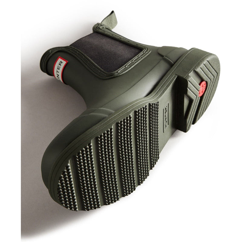 Hunter Commando Dunkelolive Gummistiefel Für Damen