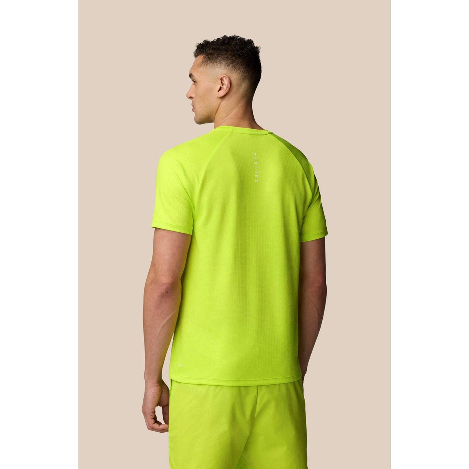 Castore Adapt T-Shirt Polyester Herren Grünes Activewear T-Shirts