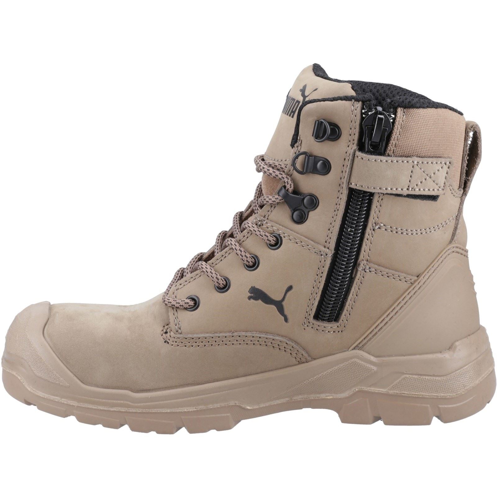 Puma Safety Eroberung Nubuck Stein Sicherheitsstiefel