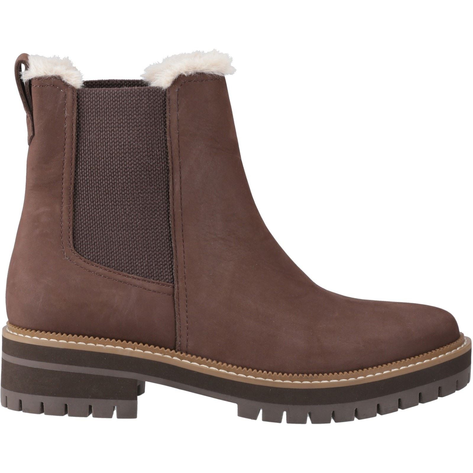 TOMS Bennet Leder Damen Dunkelbraune Stiefel