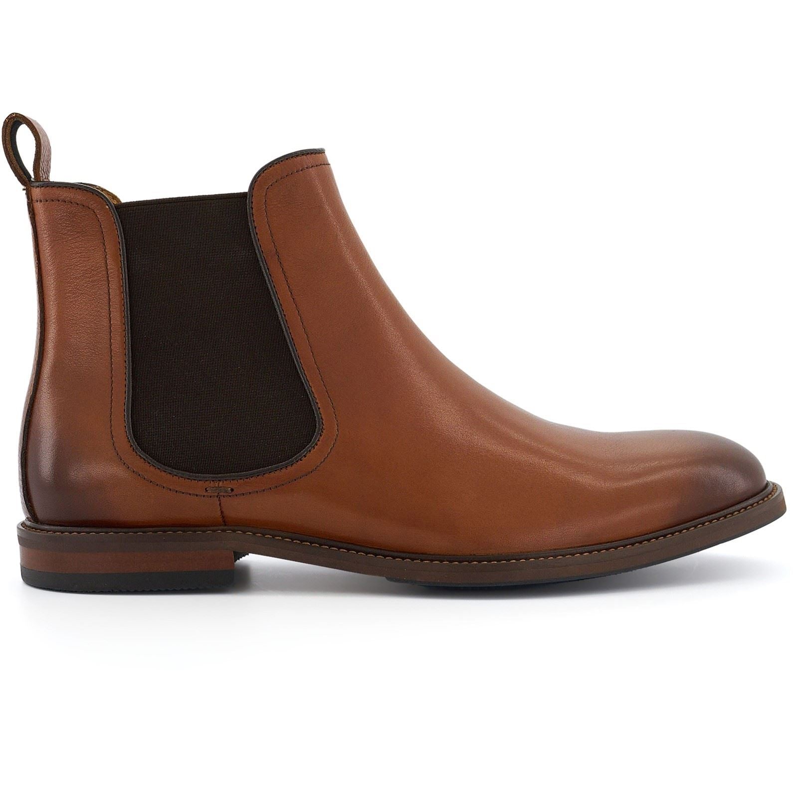 Dune Characteristic Leder Herrenschuhe In Tan