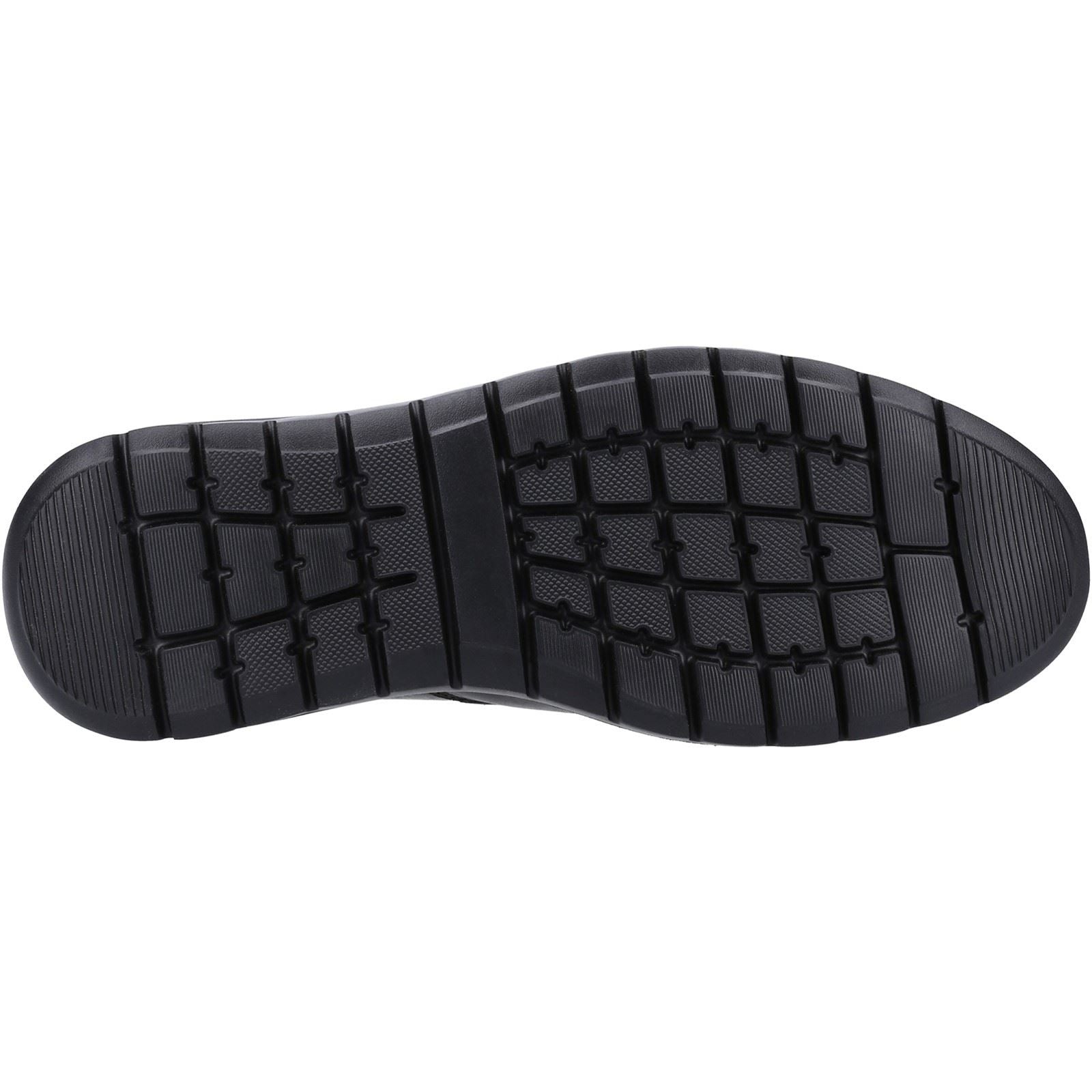 Hush Puppies Trent Herren Slip-On Schuhe Aus Schwarzem Leder