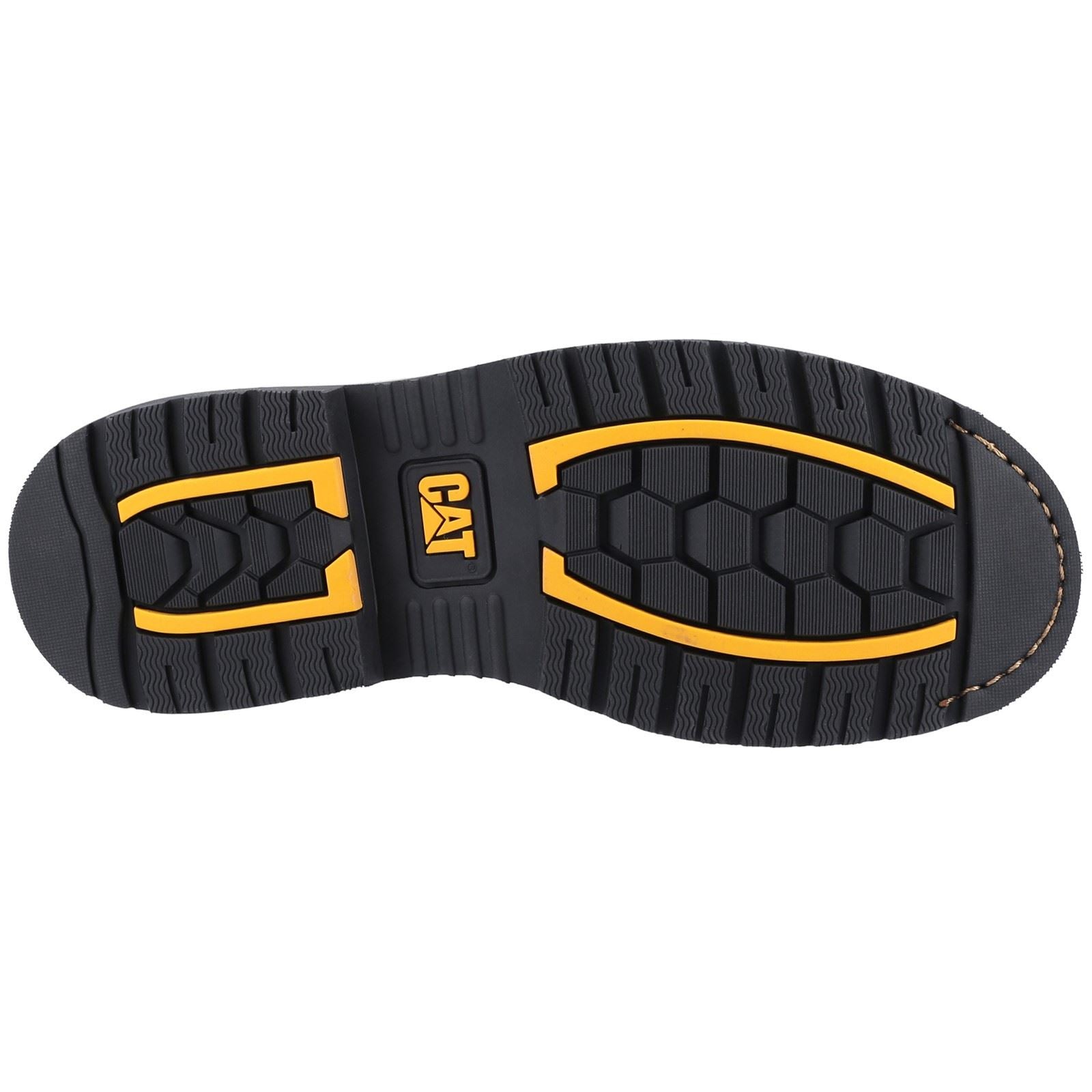 Caterpillar Powerplant Händler Nubuck Braun Sicherheitsschuhe