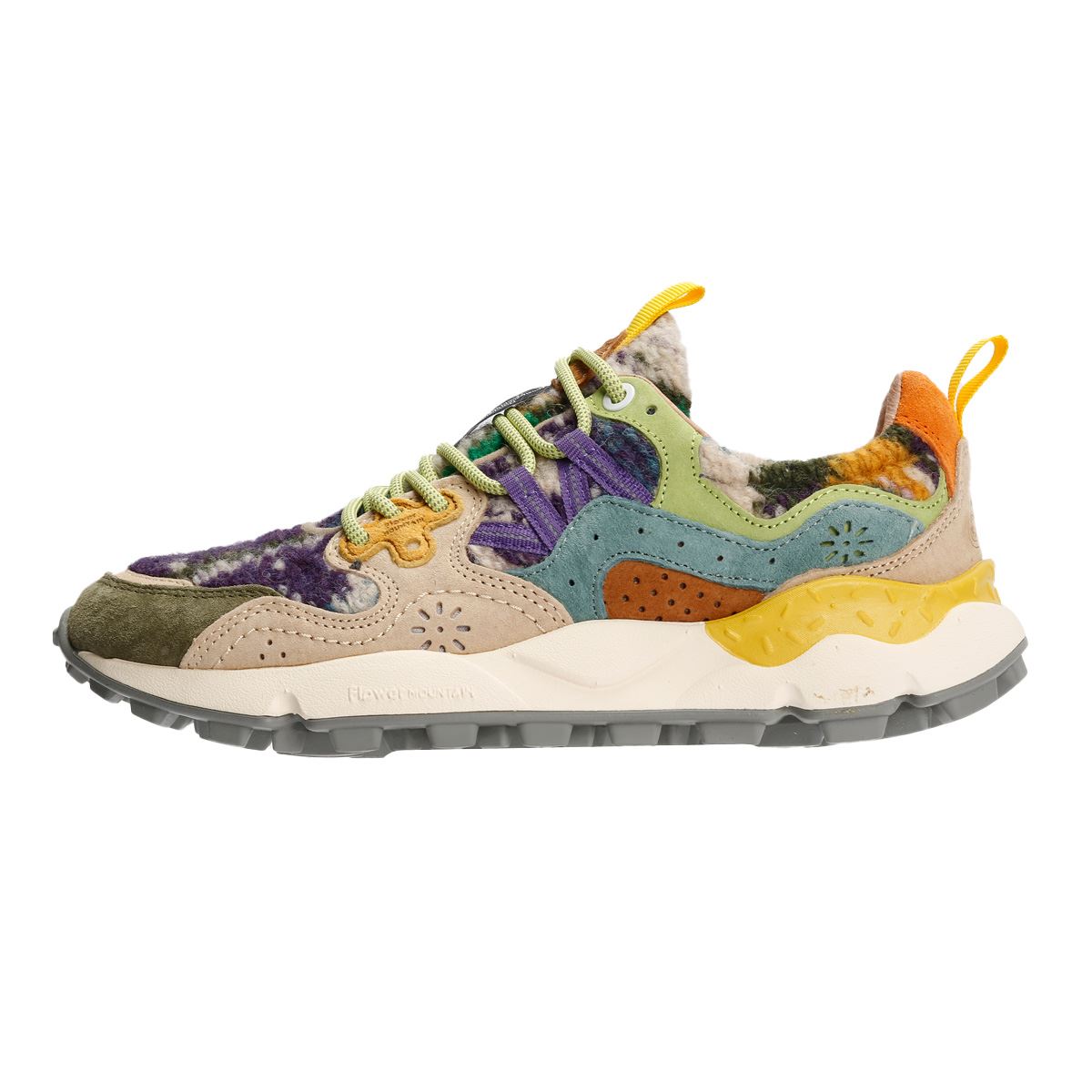 Flower Mountain Yamano 3 Damen Grüne Turnschuhe