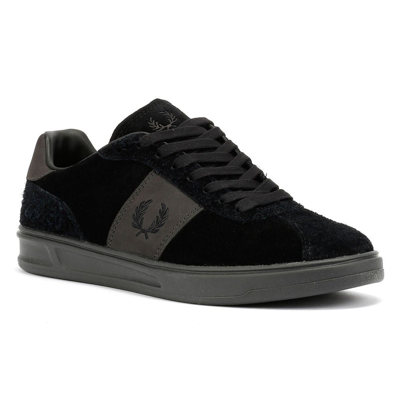 Fred Perry Suede Herren Sneaker Aus Schwarzem Wildleder