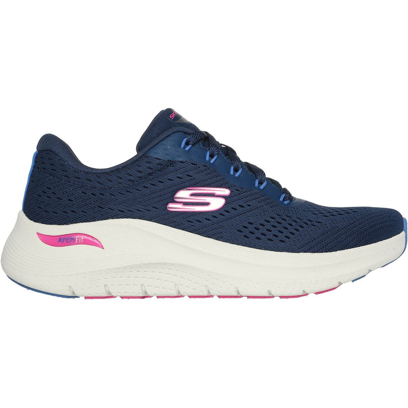 Skechers Arch Fit 2.0 - Big League Damen Sneaker In Marineblau/Mehrfarbig