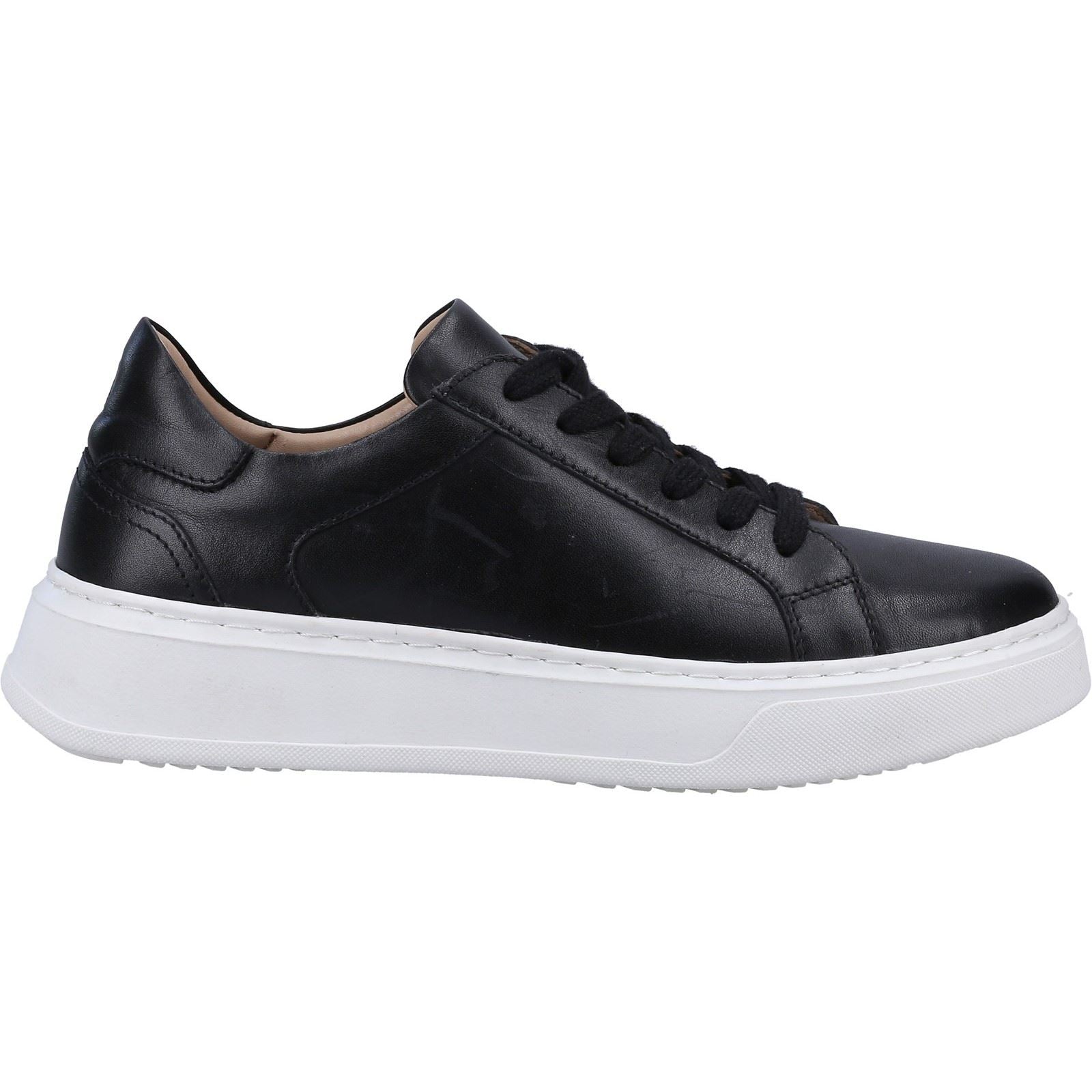 Hush Puppies Camille Damen-Sneaker Aus Schwarzem Leder