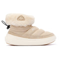 Flower Mountain Fami Mid Damen-Stiefel Aus Beigem Veloursleder