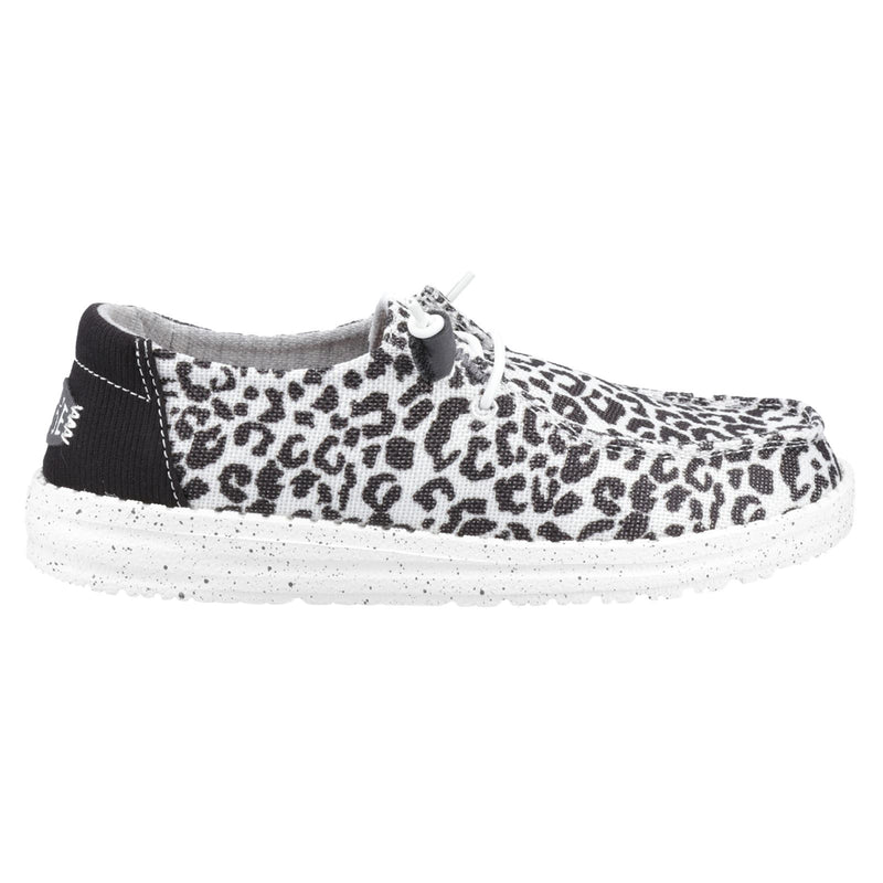 HEYDUDE Wendy Leopard Damen Schwarz/Graue Loafer
