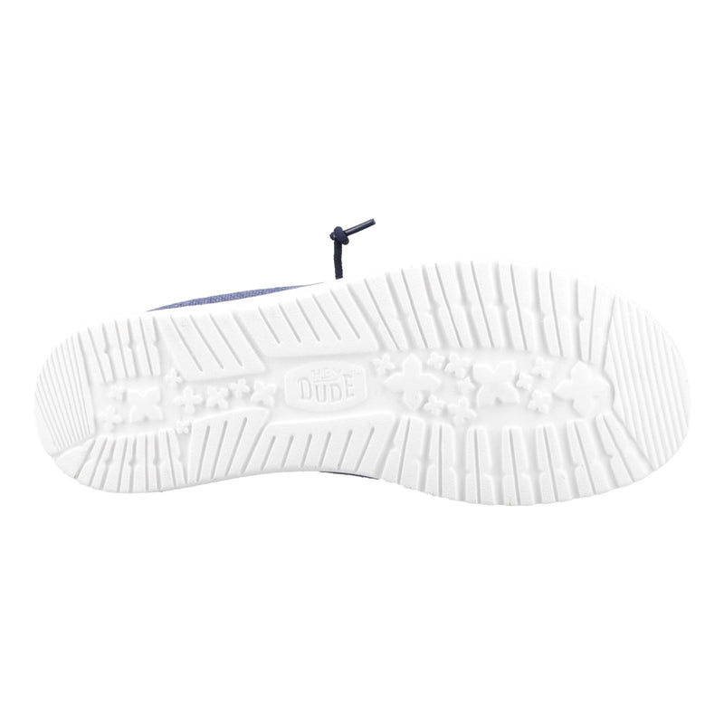 HEYDUDE Wally Palm Jute Jute Herren Navy Blazer/Chili Red Mokassin Schuhe