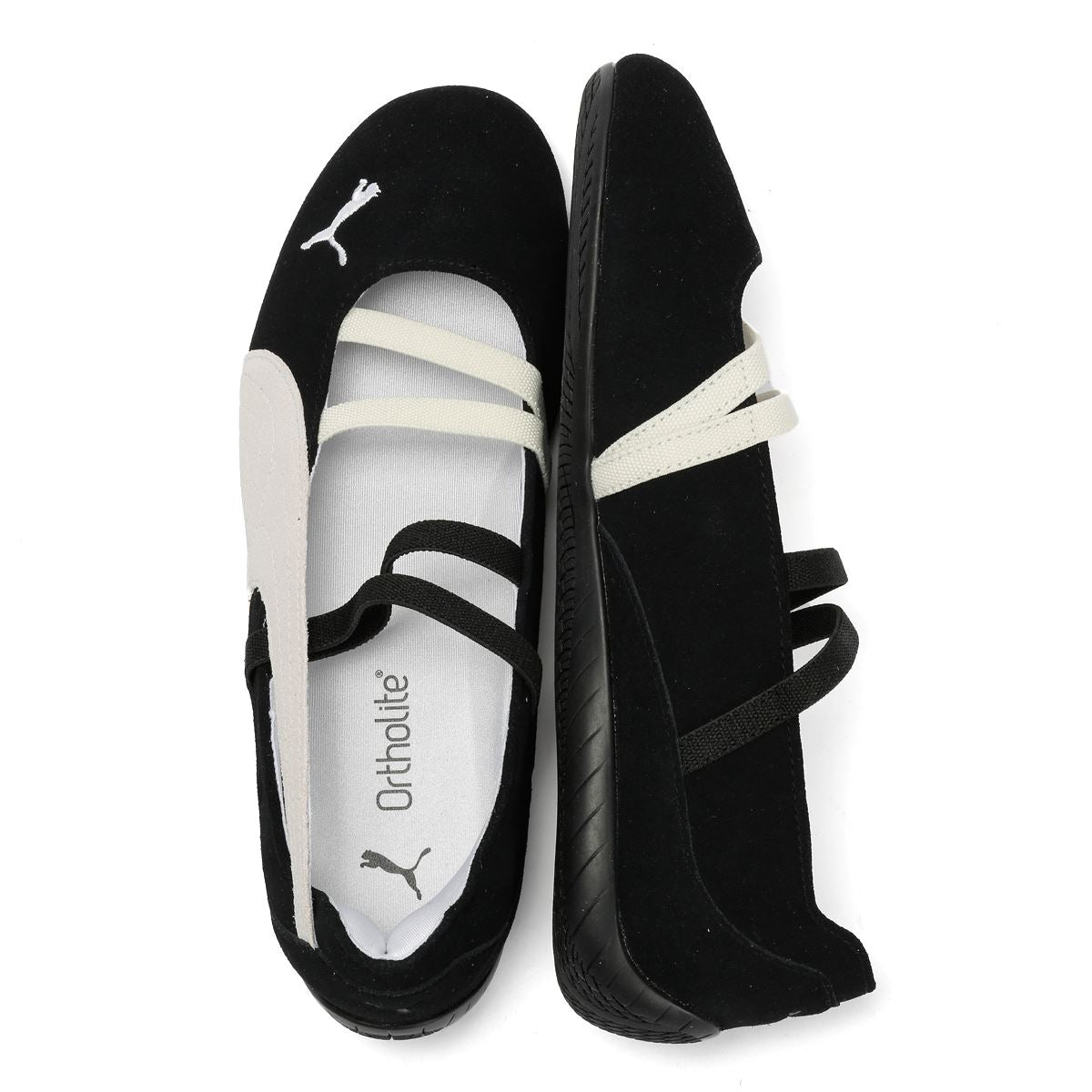 Puma Speedcat Ballet SD Wildleder Damen Schwarze Schuhe