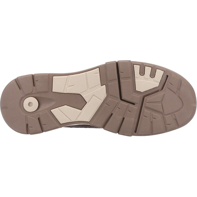 Hush Puppies Finley Leder Herren Kaffee Schnürschuhe