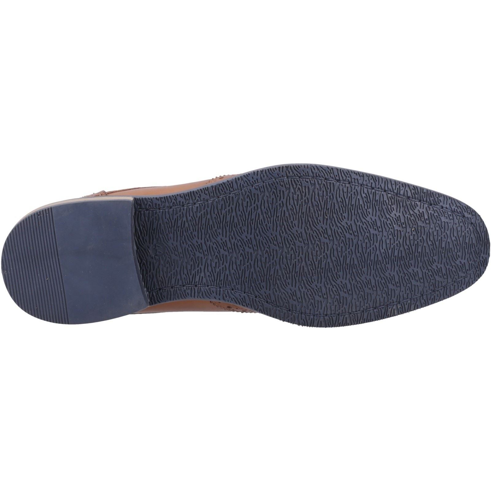 Hush Puppies Mack Herren Brogues Schuhe Aus Braunem Leder