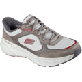 Skechers Edgeride Erlon Herren Sneaker Aus Braunem/mehrfarbigem Leder