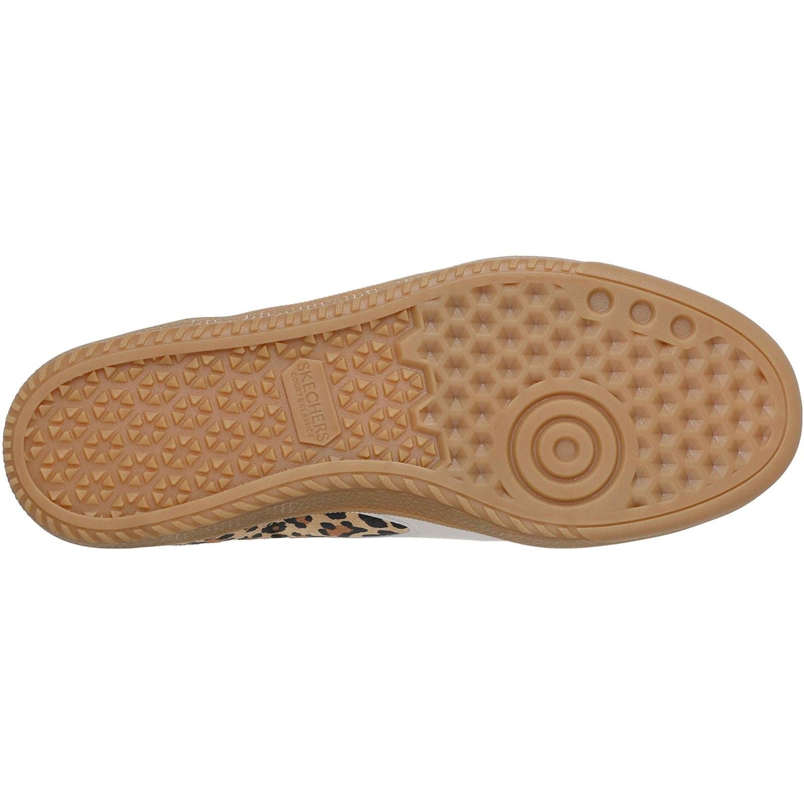 Skechers Hotshot - On The Prowl Hotshot Auf Der Pirsch Leder Damen Leopard Sneakers