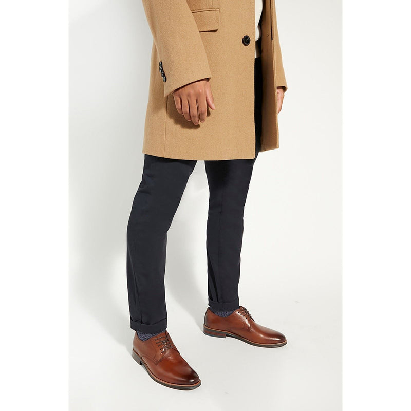 Dune Stanley Herren Lederschuhe In Tan Zum Schnüren