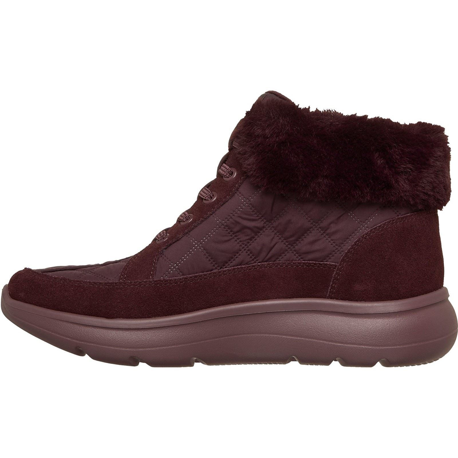 Skechers On-The-Go Encore Elisa Textil Damen Burgundy Winter Stiefeletten
