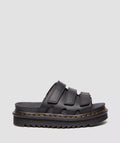 Dr. Martens Raine Athena Damen Schwarze Farbe Lederschlappen