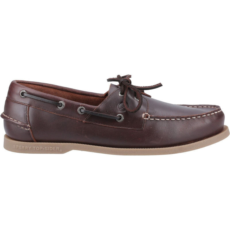Sperry Tacoma Herren Bootsschuhe Aus Braunem Leder