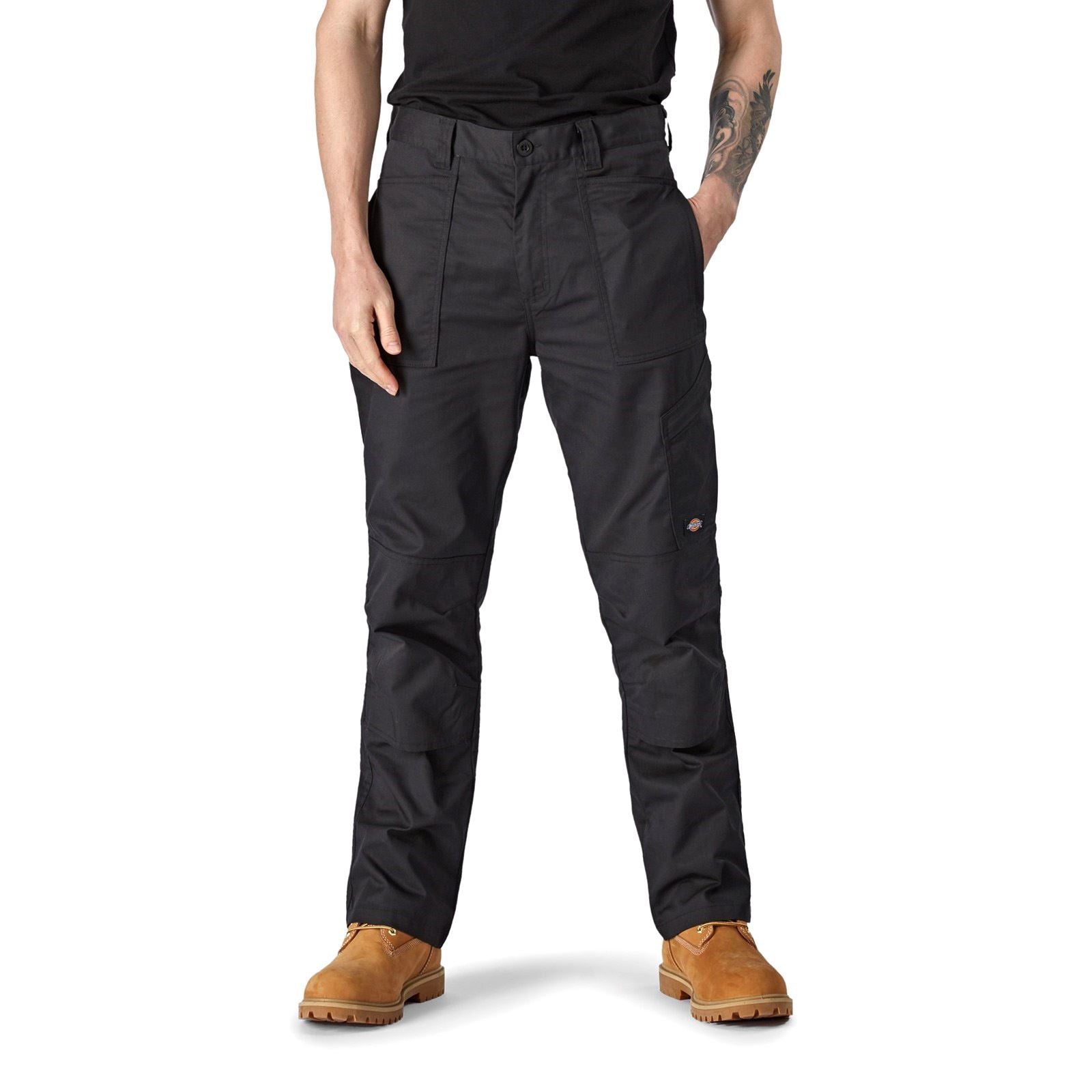 Dickies Action Flex Polyester Herren Schwarze Outdoor Hosen