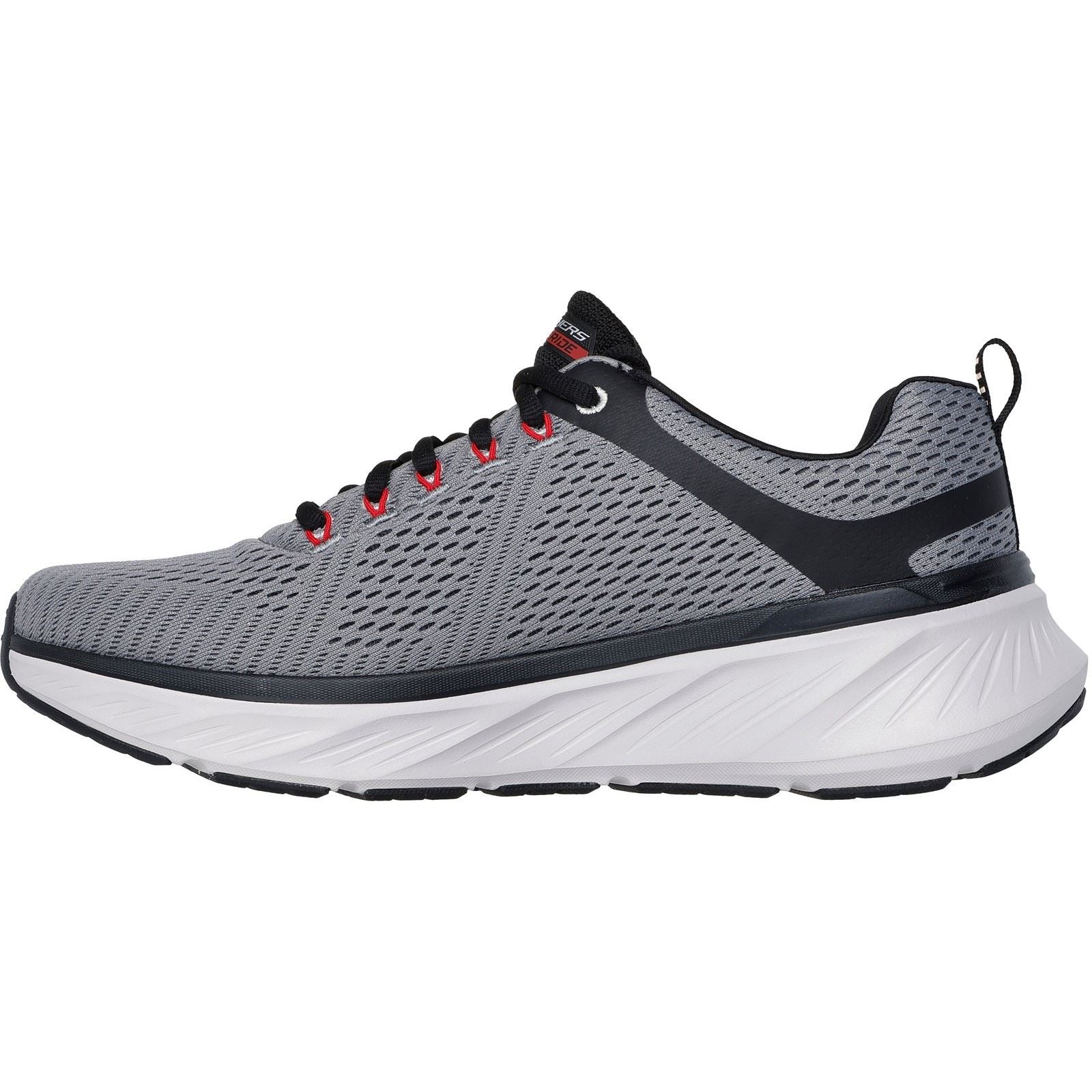 Skechers Relaxed Fit Edgeride Contention Herren Sneaker Aus Polyester In Anthrazit/Schwarz