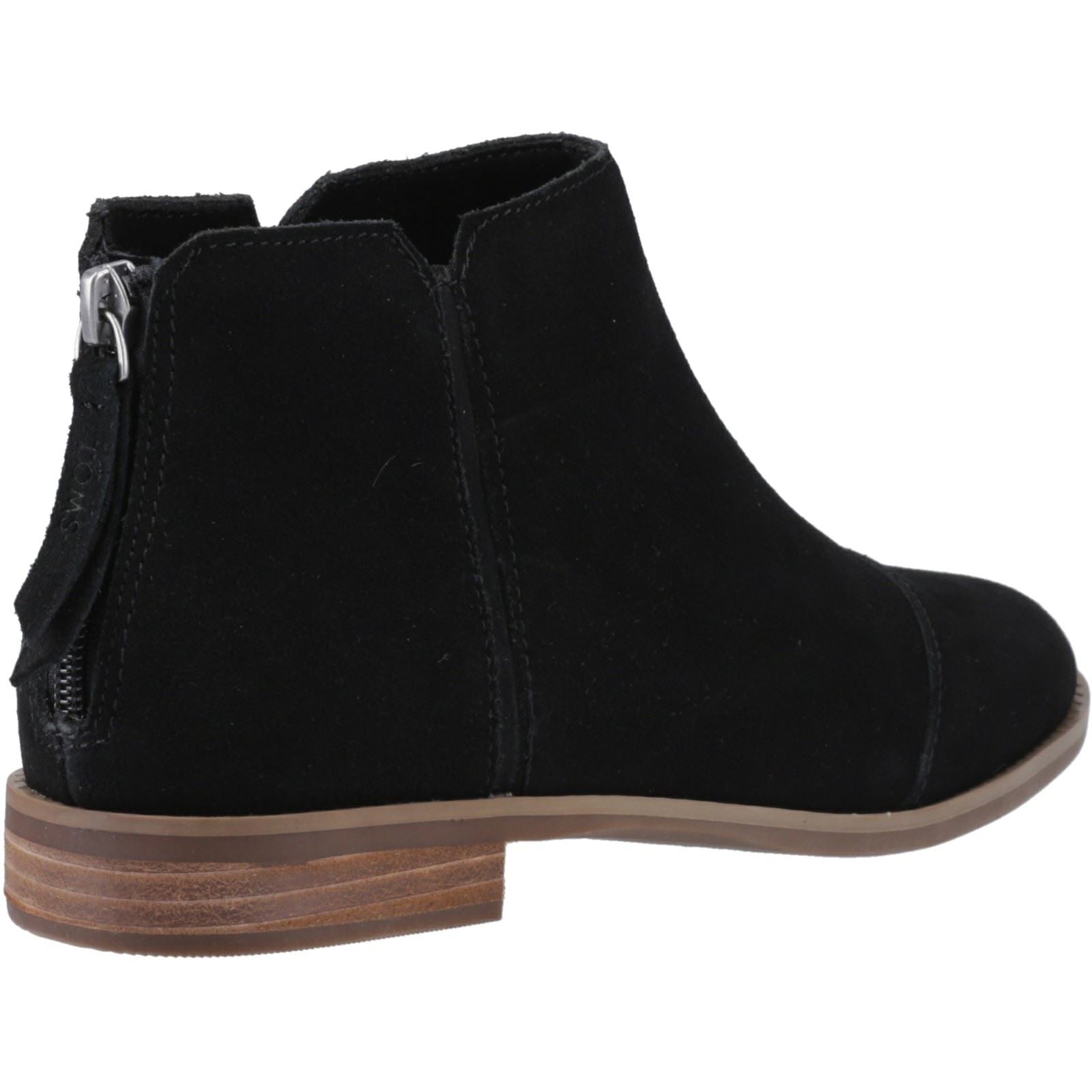 TOMS Rylie Leder Damen Schwarze Stiefel