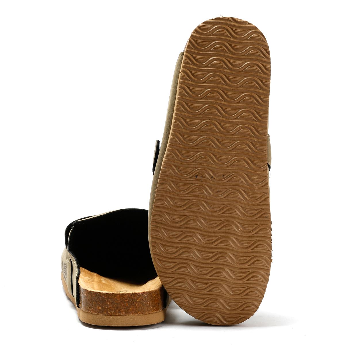Penguin Preema Damen Beigefarbene Clogs