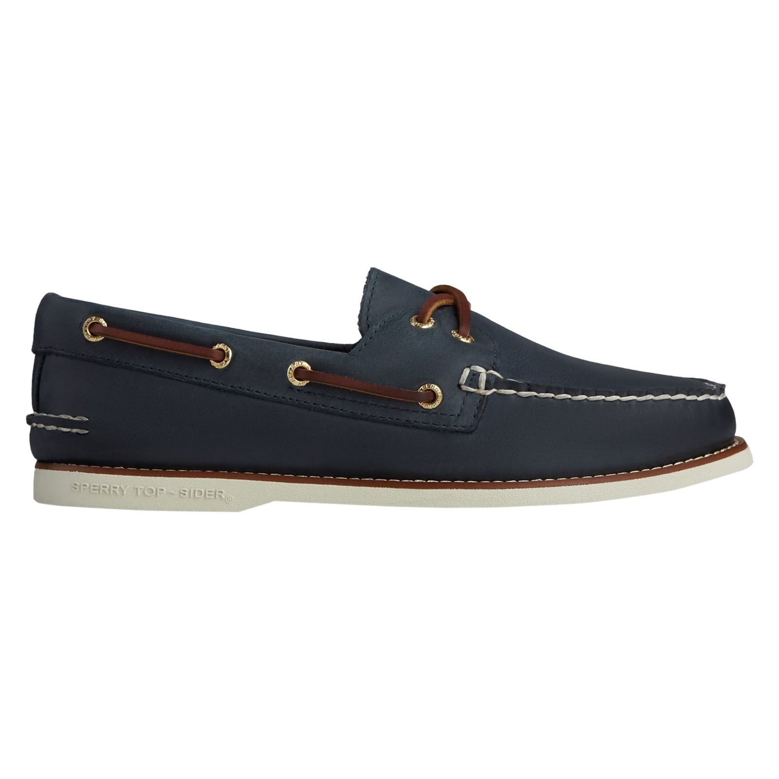 Sperry Gold Cup Authentic Original Leder Herren Bootsschuhe In Marineblau