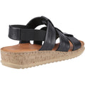Hush Puppies Eden Gladiator Damen Sandalen Aus Schwarzem Leder