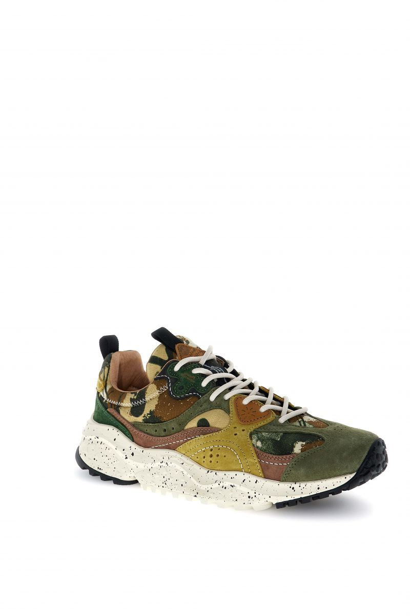 Flower Mountain Wave Wildleder Herren Grüne Sneaker