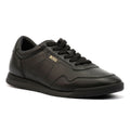Boss Titanium Herren Schwarz Leder Sneaker
