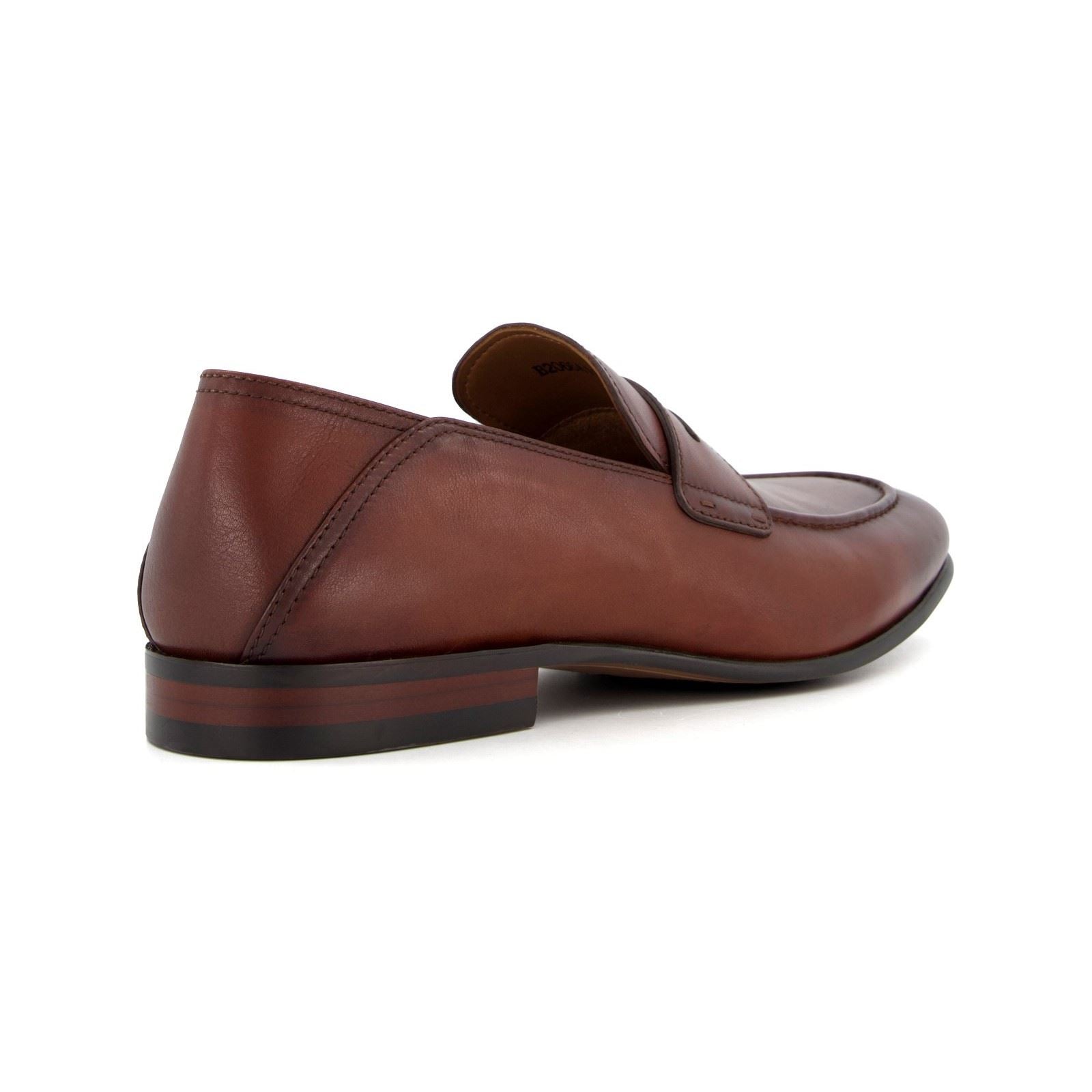 Dune Sync Leder Herren Slipper In Beige
