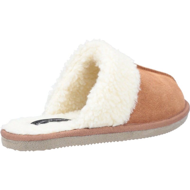 Hush Puppies Arianna Wildleder Damen Hausschuhe In Braun