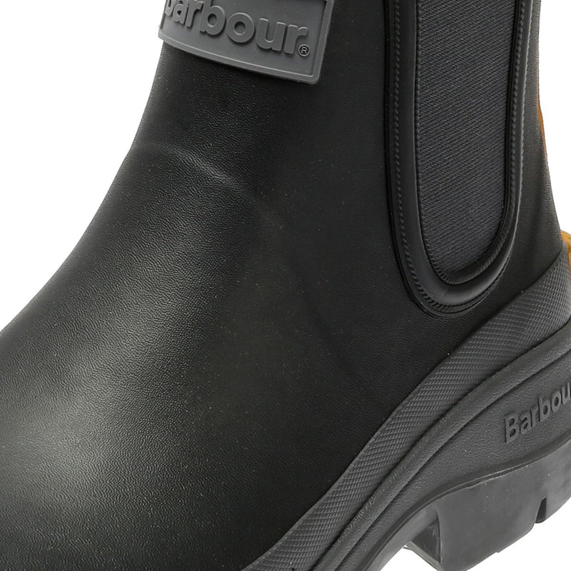 Barbour Nimbus Chelsea Welly Gummiherren Schwarz Gummistiefel