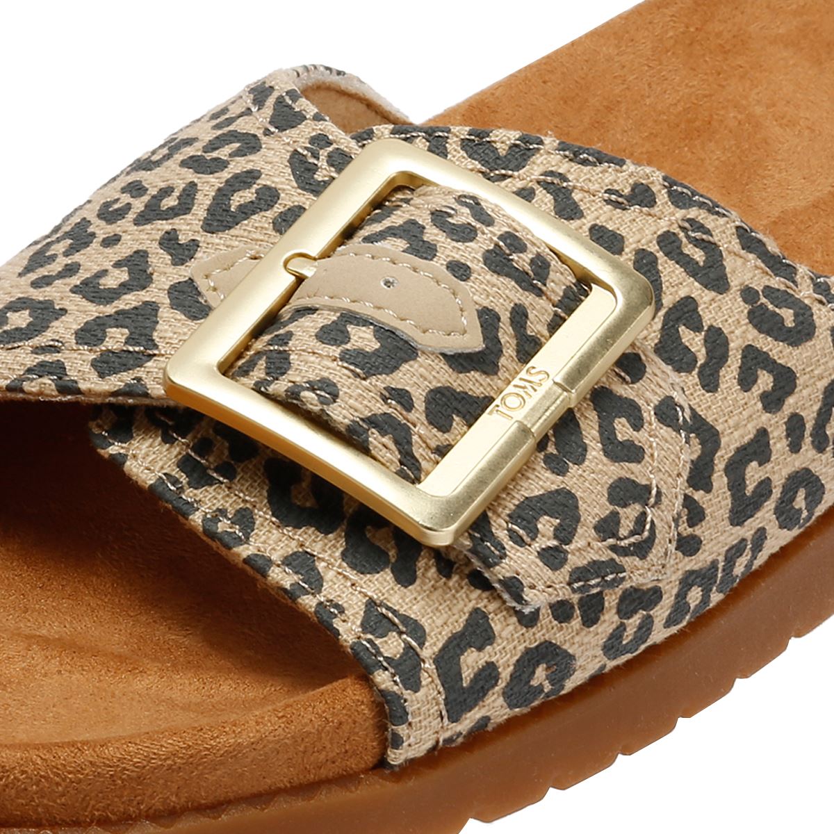 TOMS Marin Slide Textile Damen Sandalen In Beige