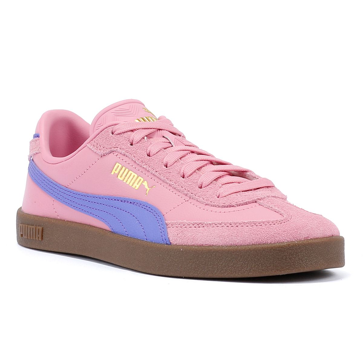 Puma Club II Era Damen Rosa/Lila Wildleder Turnschuhe