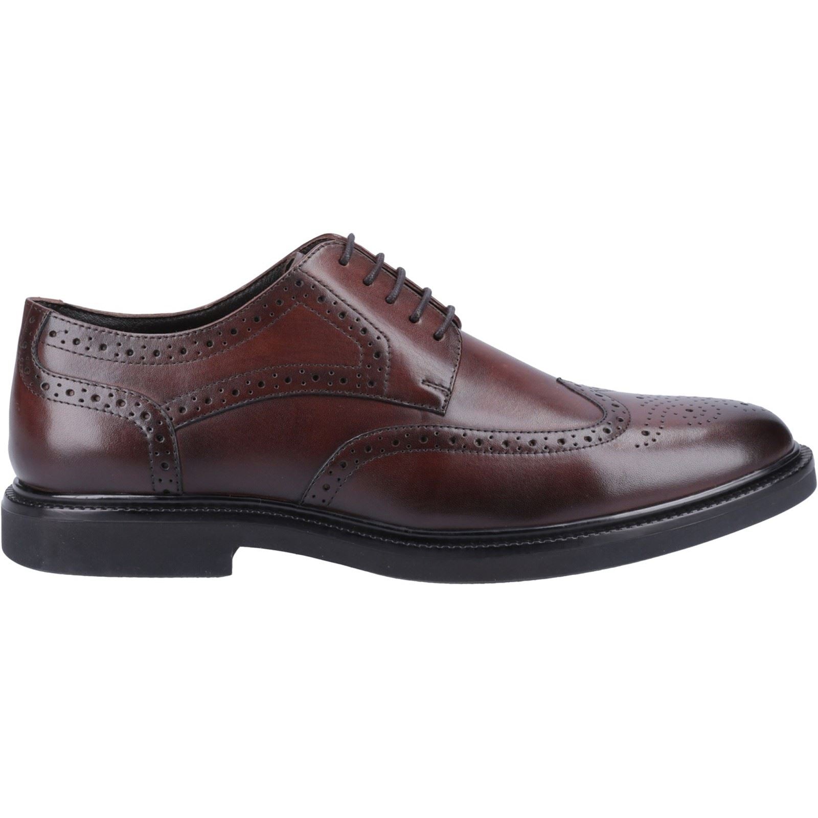 Hush Puppies Kingston Herren Schuhe Aus Schokoladenfarbenem Leder