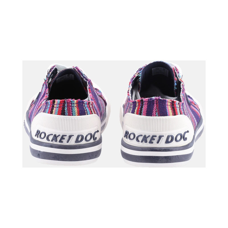 Rocket Dog Jazzin Baumwoll-Damensneaker In Lila-Mehrfarbig
