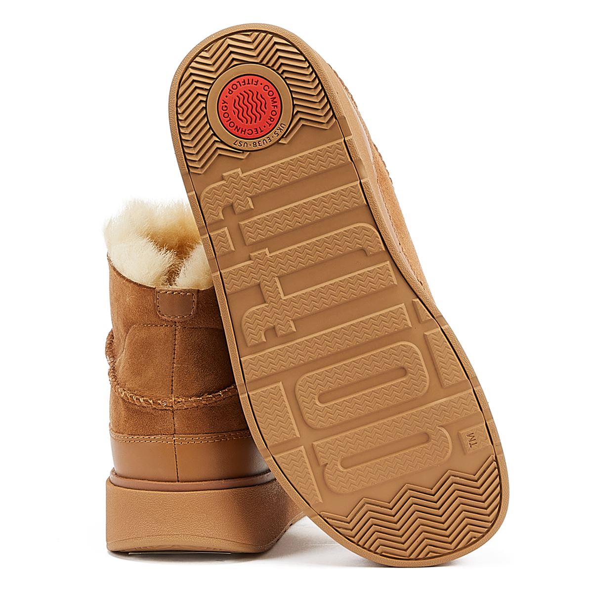 FitFlop Ultra Mini Damen Stiefeletten In Beige