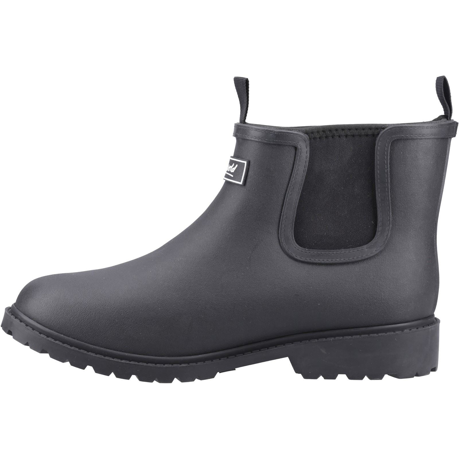 Cotswold Barton TPR+Neopren Herren Gummistiefel in Schwarz