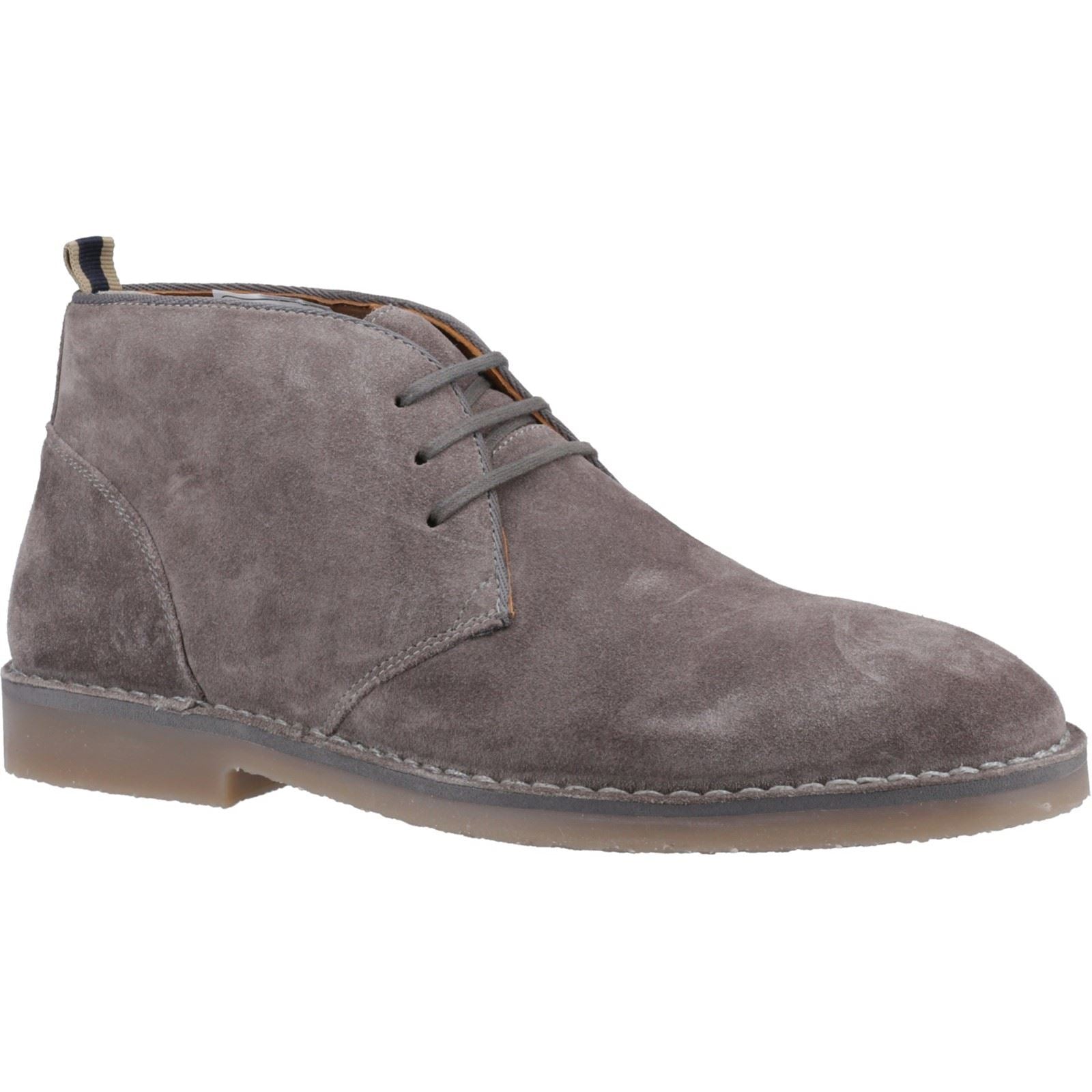 Dune Cashed Wildleder Herren Graue Stiefel