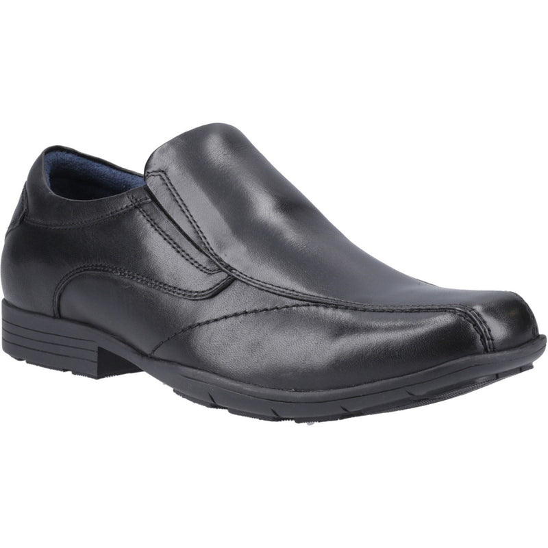 Pod Dundee Herren Slip-On Schuhe Aus Schwarzem Leder