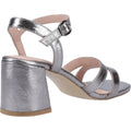 Hush Puppies Nalani Damen Sandalen aus Leder in Zinnfarben